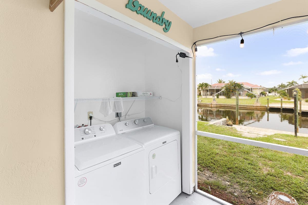 Laundry area, Cape Coral Unit 2